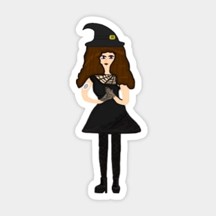 Witch with CGM Sticker